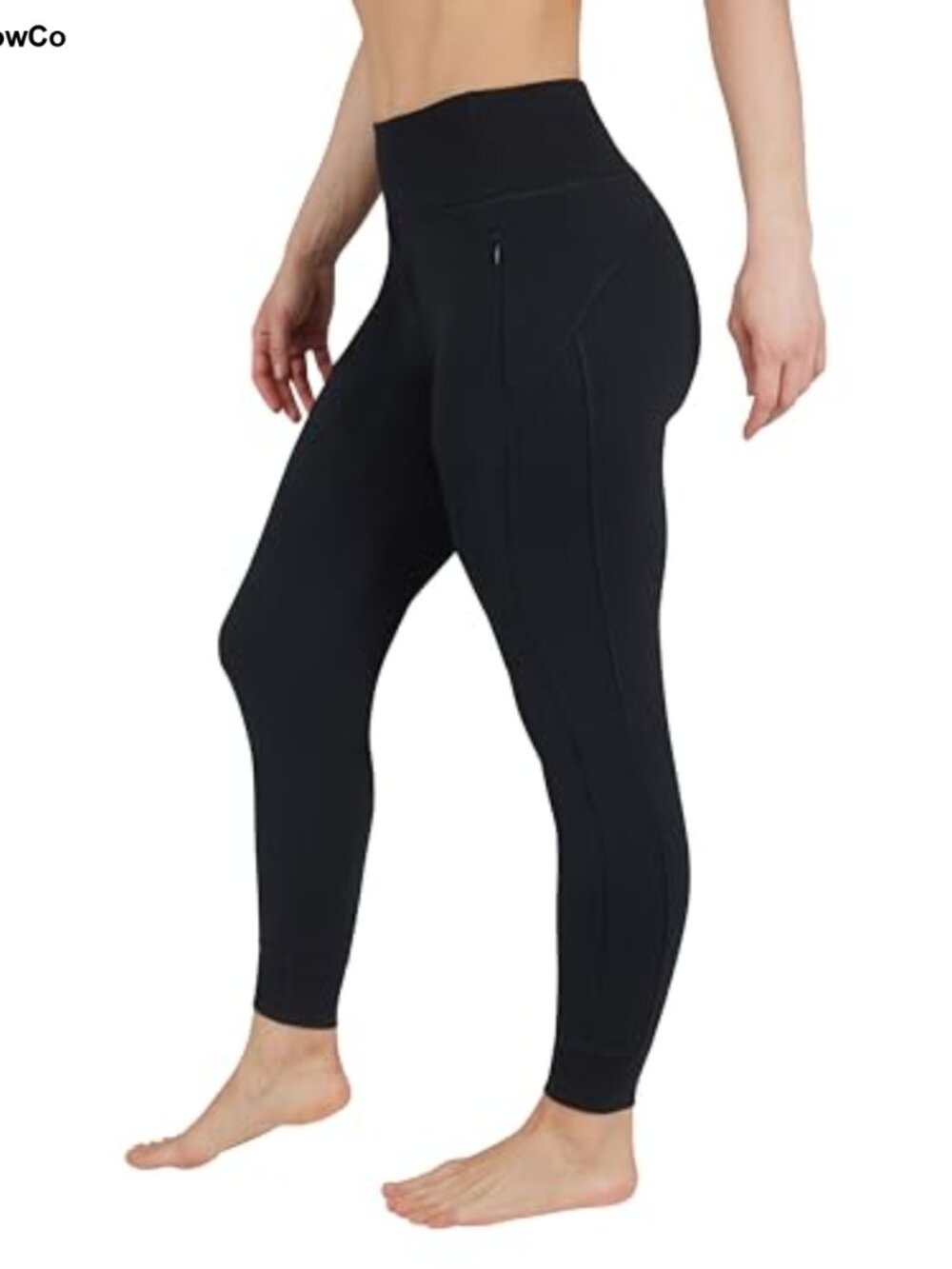 Womens High Waisted Jogger Pants Zippered Pockets Athletic Sweatpants